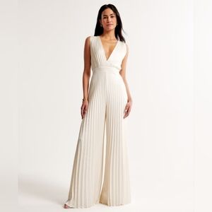 A&F "Giselle Pleated Jumpsuit," XS